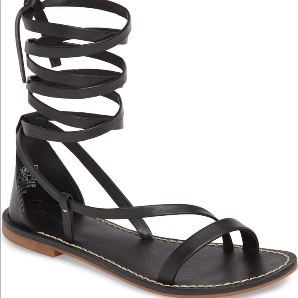 Soludos Ankle Wrap Sandals 8.5